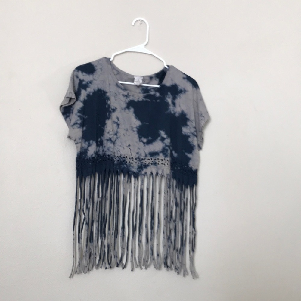 American Age Cropped Tie- Dyed Festival Top